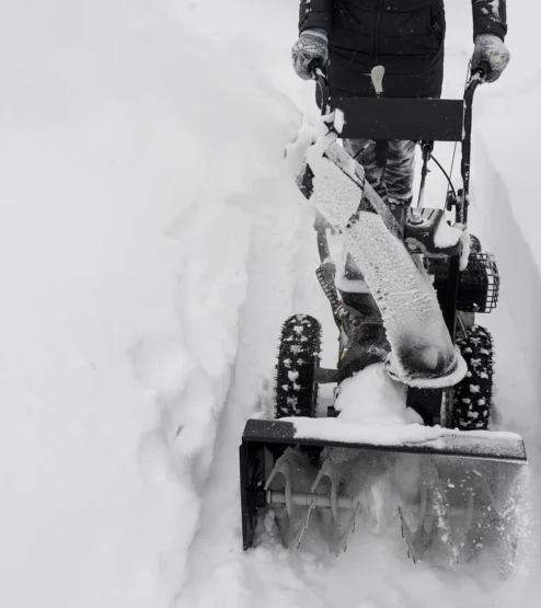 Maso-Gartengestaltung Winterdienst